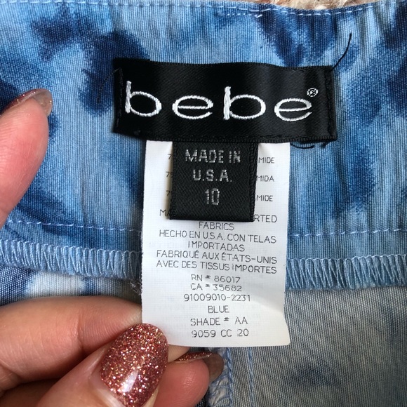 BeBe Blue Tie-dye Short - Picture 2 of 3